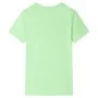 Camiseta infantil verde neón 128 de , Camisetas para niños - Ref: Foro24-12452, Precio: 8,12 €, Descuento: %