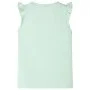 Weiches grünes Kinder-T-Shirt mit Rüschenärmeln 104 von , Kinder-T-Shirts - Ref: Foro24-10635, Preis: 8,45 €, Rabatt: %