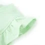 Weiches grünes Kinder-T-Shirt mit Rüschenärmeln 104 von , Kinder-T-Shirts - Ref: Foro24-10635, Preis: 8,45 €, Rabatt: %