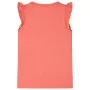 Children's coral ruffle sleeve t-shirt 140 by , Kids T-shirts - Ref: Foro24-10628, Price: 8,45 €, Discount: %