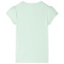 Weiches grünes Kinder-T-Shirt mit Flügelärmeln 128 von , Kinder-T-Shirts - Ref: Foro24-10642, Preis: 8,20 €, Rabatt: %