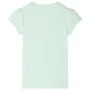 Camiseta infantil de manga casquillo verde suave 104 de , Camisetas para niños - Ref: Foro24-10640, Precio: 8,12 €, Descuento: %