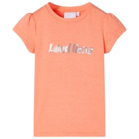 Neon orange cap sleeve children's t-shirt 116 by , Kids T-shirts - Ref: Foro24-10656, Price: 8,20 €, Discount: %