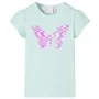 Children's cap sleeve t-shirt light mint 116 by , Kids T-shirts - Ref: Foro24-10836, Price: 8,24 €, Discount: %