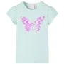 Children's cap sleeve t-shirt light mint 92 by , Kids T-shirts - Ref: Foro24-10834, Price: 8,24 €, Discount: %