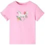 Knallrosa Kurzarm-T-Shirt für Kinder 128 von , Kinder-T-Shirts - Ref: Foro24-10682, Preis: 8,24 €, Rabatt: %