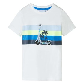 Ecrufarbenes Kinder-T-Shirt 140 von , Kinder-T-Shirts - Ref: Foro24-11928, Preis: 8,32 €, Rabatt: %