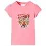 Camiseta infantil rosa neón 104 de , Camisetas para niños - Ref: Foro24-10455, Precio: 8,64 €, Descuento: %