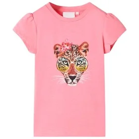 Neon pink children's t-shirt 128 by , Kids T-shirts - Ref: Foro24-10457, Price: 8,64 €, Discount: %
