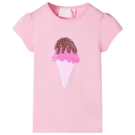 Leuchtend rosa Kinder-T-Shirt 92 von , Kinder-T-Shirts - Ref: Foro24-10724, Preis: 8,45 €, Rabatt: %