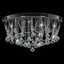 Deckenleuchte mit runden silbernen Kristallen, 4 G9-Glühbirnen von vidaXL, Lampen - Ref: Foro24-281583, Preis: 88,80 €, Rabat...