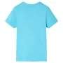 Camiseta infantil aguamarina 128 de , Camisetas para niños - Ref: Foro24-11762, Precio: 8,19 €, Descuento: %