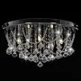 Ceiling lamp with round silver crystals 4 G9 bulbs by vidaXL, Lamps - Ref: Foro24-281583, Price: 87,20 €, Discount: %