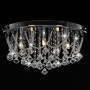 Deckenleuchte mit runden silbernen Kristallen, 4 G9-Glühbirnen von vidaXL, Lampen - Ref: Foro24-281583, Preis: 88,80 €, Rabat...