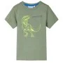 Kinder-Kurzarm-T-Shirt hellkhaki 116 von , Kinder-T-Shirts - Ref: Foro24-12211, Preis: 8,12 €, Rabatt: %