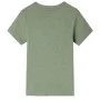 Kinder-Kurzarm-T-Shirt hellkhaki 116 von , Kinder-T-Shirts - Ref: Foro24-12211, Preis: 8,12 €, Rabatt: %