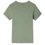 Kurzarm-T-Shirt für Kinder, hellkhaki, 140 von , Kinder-T-Shirts - Ref: Foro24-12213, Preis: 8,12 €, Rabatt: %