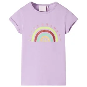 Camiseta infantil lila 104 de , Camisetas para niños - Ref: Foro24-10730, Precio: 8,59 €, Descuento: %