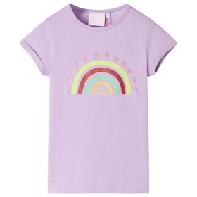 Lilafarbenes Kinder-T-Shirt 104 von , Kinder-T-Shirts - Ref: Foro24-10730, Preis: 8,66 €, Rabatt: %