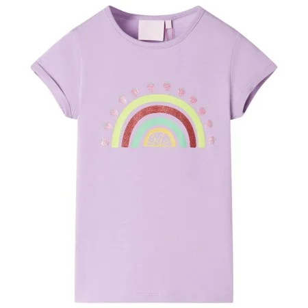 Lilafarbenes Kinder-T-Shirt 104 von , Kinder-T-Shirts - Ref: Foro24-10730, Preis: 8,59 €, Rabatt: %