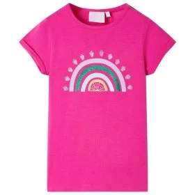 Dunkelrosa Kinder-T-Shirt 92 von , Kinder-T-Shirts - Ref: Foro24-10739, Preis: 8,59 €, Rabatt: %