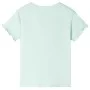 Camiseta infantil verde menta claro 140 de , Camisetas para niños - Ref: Foro24-10808, Precio: 8,45 €, Descuento: %