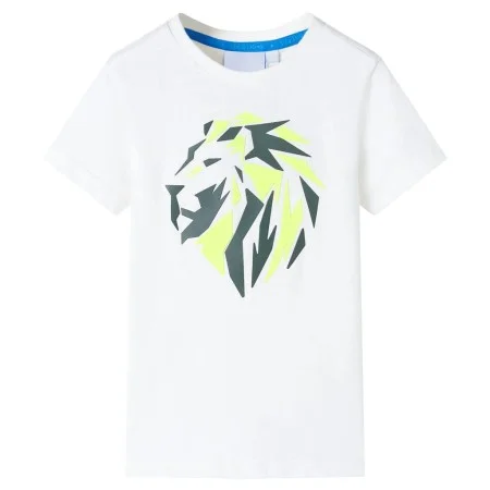 Ecrufarbenes Kinder-T-Shirt 92 von , Kinder-T-Shirts - Ref: Foro24-12129, Preis: 8,19 €, Rabatt: %