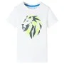 Ecrufarbenes Kinder-T-Shirt 92 von , Kinder-T-Shirts - Ref: Foro24-12129, Preis: 8,19 €, Rabatt: %
