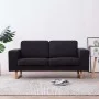 2 seater black fabric sofa by vidaXL, Sofas - Ref: Foro24-281389, Price: 334,98 €, Discount: %