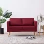 2-seater sofa in red wine-colored fabric by vidaXL, Sofas - Ref: Foro24-281363, Price: 308,07 €, Discount: %