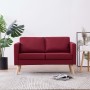 2-Sitzer-Sofa aus weinrotem Stoff von vidaXL, Sofas - Ref: Foro24-281363, Preis: 313,31 €, Rabatt: %