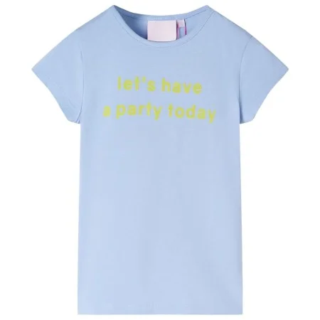 Camiseta infantil azul claro 104 de , Camisetas para niños - Ref: Foro24-11085, Precio: 7,79 €, Descuento: %