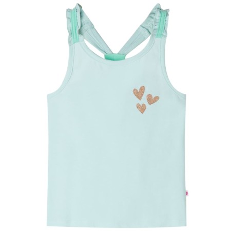 Hellmintgrünes Kinder-Tanktop 128 von , Kinder-T-Shirts - Ref: Foro24-10527, Preis: 8,00 €, Rabatt: %