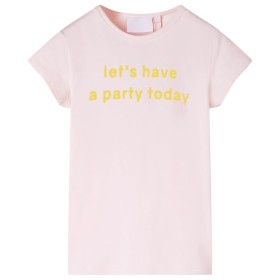 Camiseta infantil rosa suave 116 de , Camisetas para niños - Ref: Foro24-11091, Precio: 7,88 €, Descuento: %