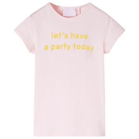 Camiseta infantil rosa suave 116 de , Camisetas para niños - Ref: Foro24-11091, Precio: 7,88 €, Descuento: %