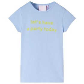 Hellblaues Kinder-T-Shirt 128 von , Kinder-T-Shirts - Ref: Foro24-11087, Preis: 7,88 €, Rabatt: %