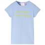 Camiseta infantil azul claro 128 de , Camisetas para niños - Ref: Foro24-11087, Precio: 7,88 €, Descuento: %