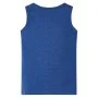 Dunkelblau meliertes Kinder-Tanktop 104 von , Kinder-T-Shirts - Ref: Foro24-12490, Preis: 7,79 €, Rabatt: %