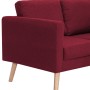 2-Sitzer-Sofa aus weinrotem Stoff von vidaXL, Sofas - Ref: Foro24-281363, Preis: 313,31 €, Rabatt: %