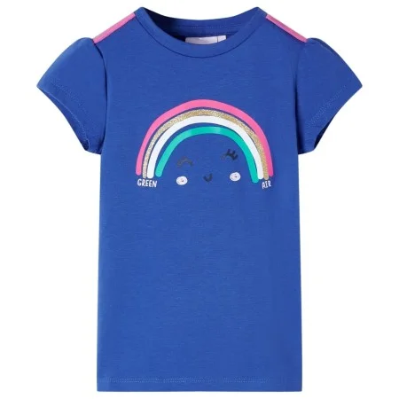 Kobaltblaues Kinder-T-Shirt 92 von , Kinder-T-Shirts - Ref: Foro24-11109, Preis: 8,19 €, Rabatt: %