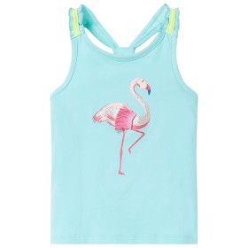 Hellmintgrünes Kinder-Tanktop 128 von , Kinder-T-Shirts - Ref: Foro24-11142, Preis: 8,39 €, Rabatt: %
