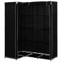 Armario de esquina negro 130x87x169 cm de vidaXL, Armarios roperos - Ref: Foro24-282449, Precio: 47,92 €, Descuento: %
