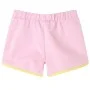 Pantalón corto infantil con ribete rosa brillante 128 de , Pantalones de niños - Ref: Foro24-11582, Precio: 8,64 €, Descuento: %