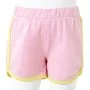 Pantalón corto infantil con ribete rosa brillante 128 de , Pantalones de niños - Ref: Foro24-11582, Precio: 8,64 €, Descuento: %