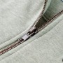 Kinder-Sweatshirt mit Kapuze und Reißverschluss, hellkhaki melange 128 von , Kinder-T-Shirts - Ref: Foro24-11692, Preis: 13,7...