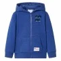 Sudadera infantil con capucha y cremallera azul oscuro mélange 92 de , Camisetas para niños - Ref: Foro24-12354, Precio: 12,9...