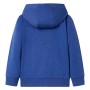 Kinder-Sweatshirt mit Kapuze und Reißverschluss dunkelblau melange 92 von , Kinder-T-Shirts - Ref: Foro24-12354, Preis: 13,03...