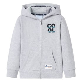 Children's gray zip-up hoodie 116 by , Kids T-shirts - Ref: Foro24-12361, Price: 17,68 €, Discount: %