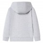 Grauer Kinder-Kapuzenpullover mit Reißverschluss 116 von , Kinder-T-Shirts - Ref: Foro24-12361, Preis: 17,68 €, Rabatt: %