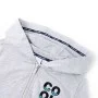 Grauer Kinder-Kapuzenpullover mit Reißverschluss 116 von , Kinder-T-Shirts - Ref: Foro24-12361, Preis: 12,91 €, Rabatt: %